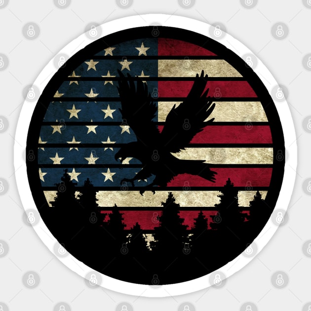 4th of July - Independence Day Sticker by valentinahramov